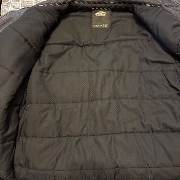 Vans Mens Coat Insulated Winter Cargo Jacket Gray Cold Weather Off The Wall - Picture 5 of 8